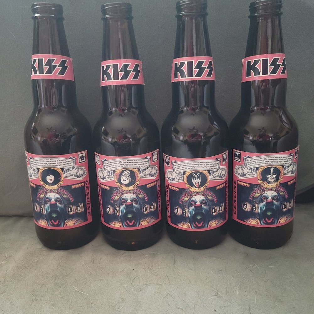 KISS Band Psycho Circus Beer Bottles